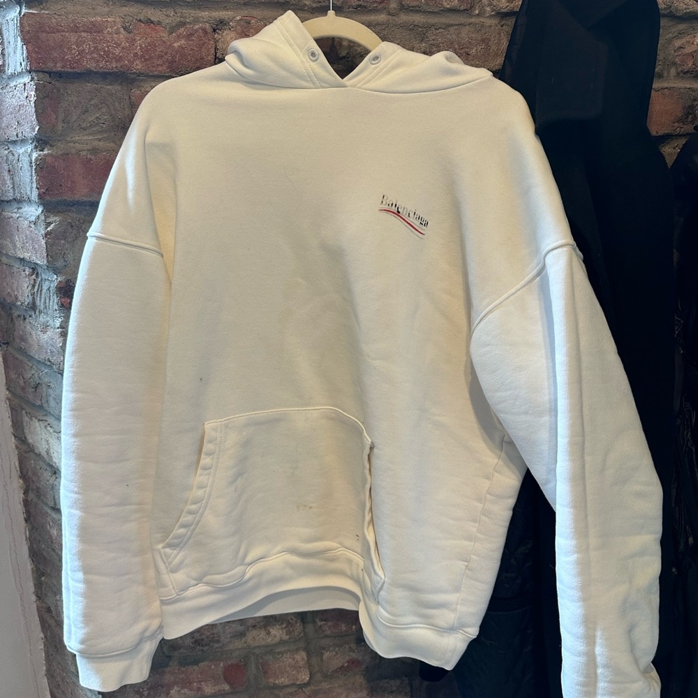 Balenciaga hoodie white